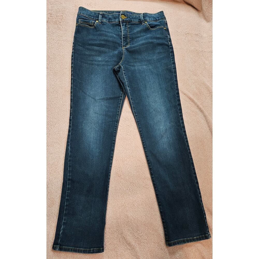 Bandolino Amy Straight Leg Blue Jeans Women's Size 8